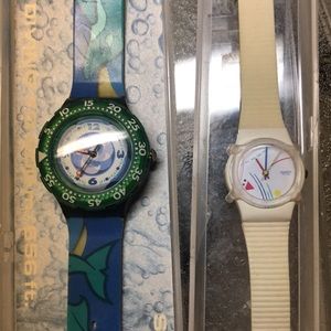 2 Swatch watches